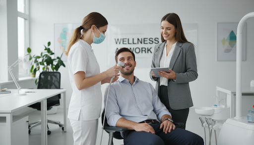 Jornada dental corporativa de Multiredes en sitio